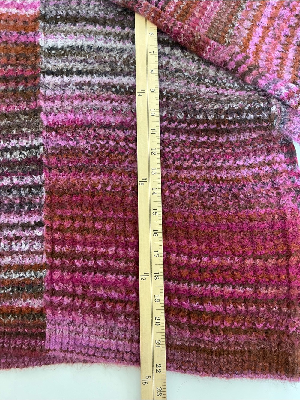 Madewell Marled Purple Crewneck Sweater - Picture 8 of 8